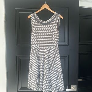 Pixley Black and White Geometric Mini Dress